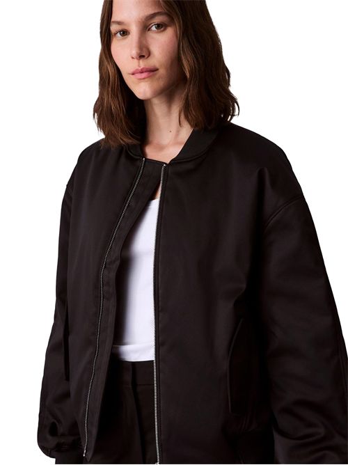 CALVIN KLEIN Satin Bomber Jacket CALVIN KLEIN | LV044C530GUB1
